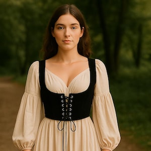 Renaissance Medieval Underbust Corset, Black Lace-Up Pirate Corset, Gothic Hollow Ren Faire Short Corset Top, Strappy Festival Top for Women